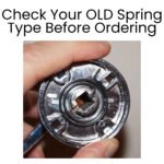 flush door lock spring spare part, close up