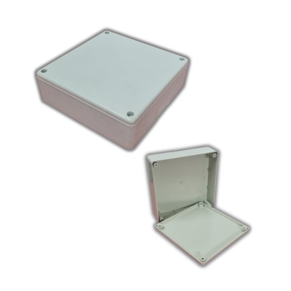 Raw PVC box 6X6X1.5 In. grey colour