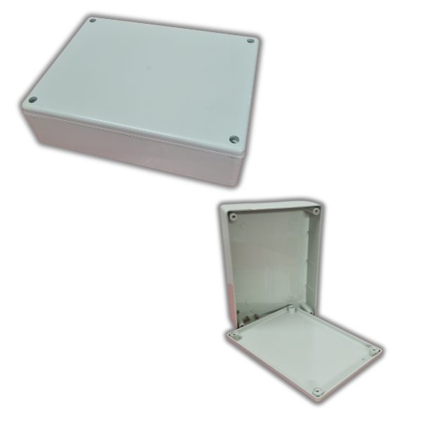 Raw PVC box 8X6X1.5 In. grey colour