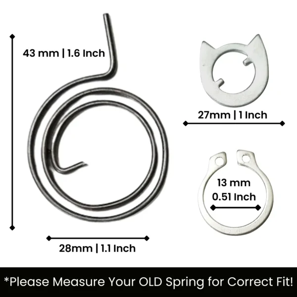 door handle spring complete set - view 2