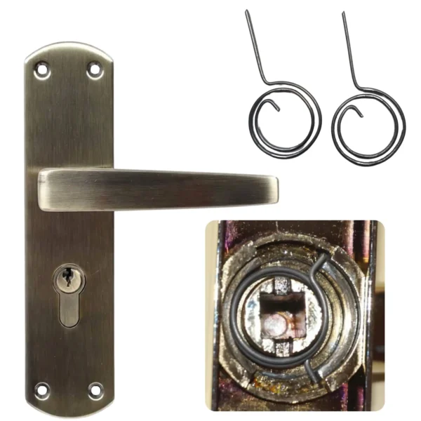 door handle spring heavy metal P4 size set of 2