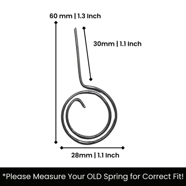 door handle spring heavy metal P4 - view 2