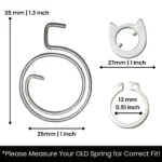 door handle spring complete set P5 - view 2