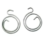 door handle spring silver set of 2